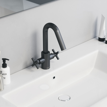 270210000 Neo Classic Graphite,Смеситель для умывальника