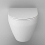 C701700MWSC Spirit V2.0 подвесной унитаз FlashClean с сиденьем микролифт, бел мат
