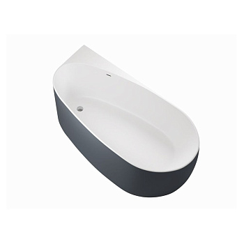 Акриловая ванна Allen Brau Priority 170x80 2.31002.21/BGM белый матовый/сине-серый, шт