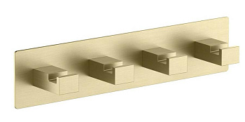 Вешалка Timo Selene 17015/17 четыре крючка, золото матовое Вешалка Timo Selene 17015/17 четыре крючка, золото матовое