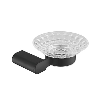 Мыльница стеклянная, RG1703H Rose, Черный