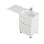 Тумба с раковиной напольная Creto Cafor White 110 правосторонняя