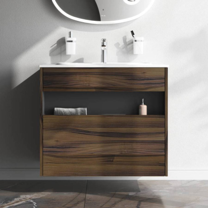 База под раковину с нишей и 1 ящиком, 80 см, дуб крафт, универсальная M8FFUX0801OF База под раковину с нишей и 1 ящиком, 80 см, дуб крафт, универсальная M8FFUX0801OF