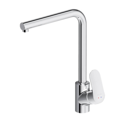 F8005000 Like, Смеситель Для кухни L-образный излив, Хром, шт.