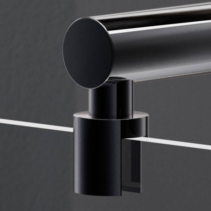 W94WI-120-F1-MTE Душевая перегородка X-Joy 120x195, стекло прозр. 6 мм + покрытие, фурнитура мат хро