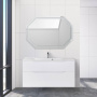 Тумба с раковиной подвесная BelBagno MARINO-H60 120 Bianco Lucido, раковина белая