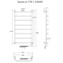 Полотенцесушитель Браво эл ТЭН 1 120*60 (ЛЦ4)
