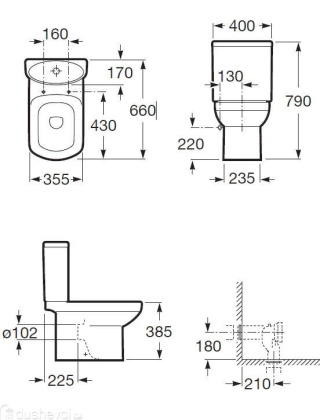 Roca Dama Senso 342517000 чаша