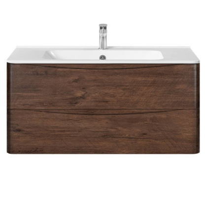 База под раковину Paola 1000 подвесная, 2 выкатных ящика soft close, R.Wood База под раковину Paola 1000 подвесная, 2 выкатных ящика soft close, R.Wood