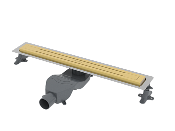 Душевой лоток Premium Trendy 80см, нерж.сталь МАТ. ЗОЛОТО