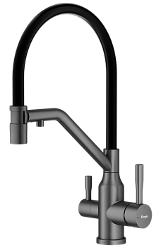 Смеситель Raglo для кухни со съемным гибким изливом, с магнитным фиксатором излива, с подключением фильтра питьевой воды R81.62.09