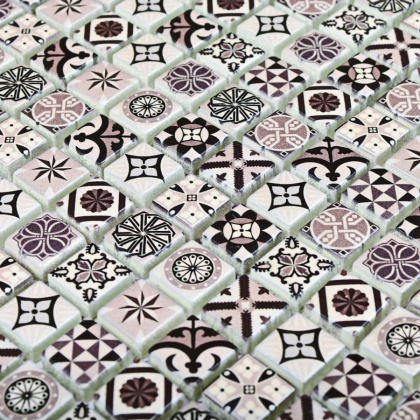 Мозаика Xindi Grey (стекло) 15*15 300*300