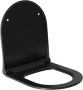 Крышка-сиденье для унитаза Allen Brau Priority 4.31004.31 черный матовый Крышка-сиденье для унитаза Allen Brau Priority 4.31004.31 черный матовый