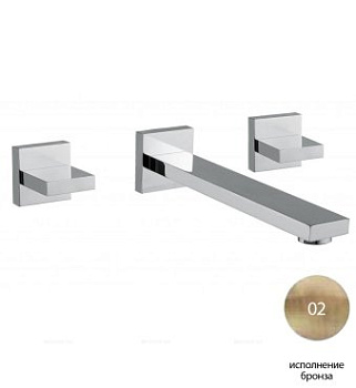 Смеситель для раковины встраиваемый на три отверстия Cezares UNIKA-BLI3-02 Смеситель для раковины встраиваемый на три отверстия Cezares UNIKA-BLI3-02