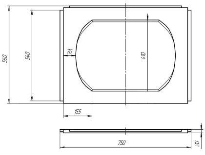 Панель боковая REDDY/KOTTO/MARIS 75 Панель боковая REDDY/KOTTO/MARIS 75