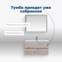 Тумба под раковину Aquanet Алвита New 100 2 ящика, дуб веллингтон белый Тумба под раковину Aquanet Алвита New 100 2 ящика, дуб веллингтон белый