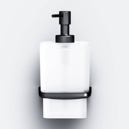 A50A36922 Inspire V2.0, Стеклянный диспенсер для жидкого мыла с настенным держателем, черный, шт A50A36922 Inspire V2.0, Стеклянный диспенсер для жидкого мыла с настенным держателем, черный, шт