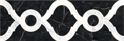 Бордюр ID92 Фрагонар наборный черный 9,9*30*11 (уп/6шт), шт