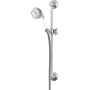 CZR-SD-01-Bi Душевой гарнитур классика, хром, ручка белая