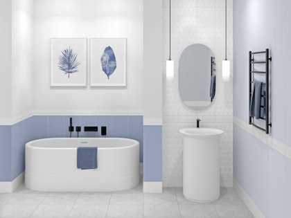 Плитка Meissen Keramik Trendy белый 25x75 TYU051 Плитка Meissen Keramik Trendy белый 25x75 TYU051