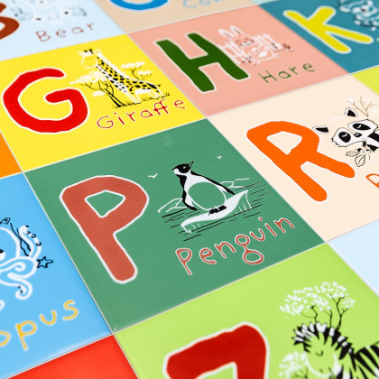 Декор OS\A223\5111 Зоопарк Z зелёный 20см*20см*6,9мм (1уп/10шт/), шт