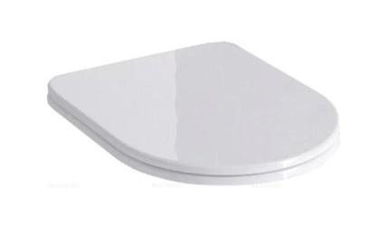 Сиденье POMPEI для напольного унитаза, белое глянцевое PO.seat.01\WHT