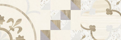 Плитка настенная Woody бежевый узор 25х75 (9шт/1,69м2),м2
