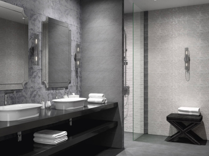 Бордюр SG144\003 Гренель серый светлый мозаичный 9,8*46,5*11(1уп/12шт), шт