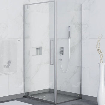 Душевой уголок RGW Stilvoll SV-43 100х90 06324309-011 профиль Хром стекло прозрачное