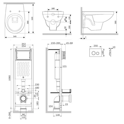 IS110151.DX77C1738 ErgoFit Инсталляция с клавишей L глянец. хром с подвесным унитазом Jupiter с сиденьем микролиф IS110151.DX77C1738 ErgoFit Инсталляция с клавишей L глянец. хром с подвесным унитазом Jupiter с сиденьем микролиф