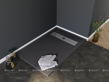 Душевой поддон Aquanet Delight 120х80 черный