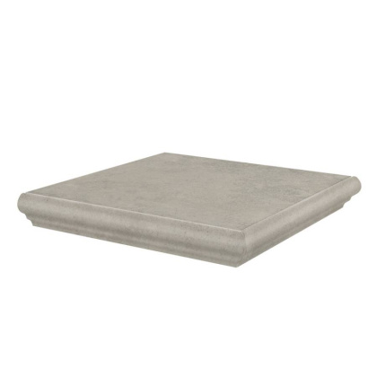 Ступень угловая Хадду серый светлый матовый 34x34x0,8 Ступень угловая Хадду серый светлый матовый 34x34x0,8