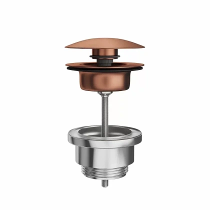 Донный клапан для раковины, брашированная медь, 24686KM.59.067 Донный клапан для раковины, брашированная медь, 24686KM.59.067
