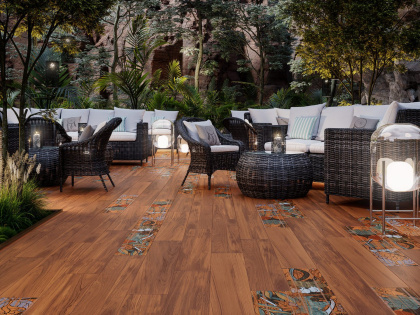 Керамогранит DD503700R Тектона бежевый темный обрезной 60*119.5*11 (2шт\1.434м2)