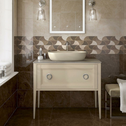 Плитка настенная 13065R Гран-Виа коричневый светлый обрезной 30*89.5*11 (5шт\1.34м2), м2 Плитка настенная 13065R Гран-Виа коричневый светлый обрезной 30*89.5*11 (5шт\1.34м2), м2