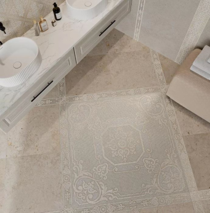 Вставка HGD\A535\SG6062R Про лаймстоун эффект мозаики 9,6см*9,6см*11мм (1уп/22шт/0,202м2) камень, шт