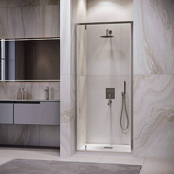 Душевая дверь  90*195 RGW LE-102 Хром/Прозрачное/6 мм