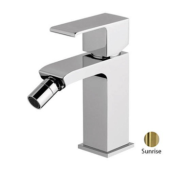 PORTA-BS1-SR Смеситель на биде однорычажный, с донным клапаном, исполнение sunrise