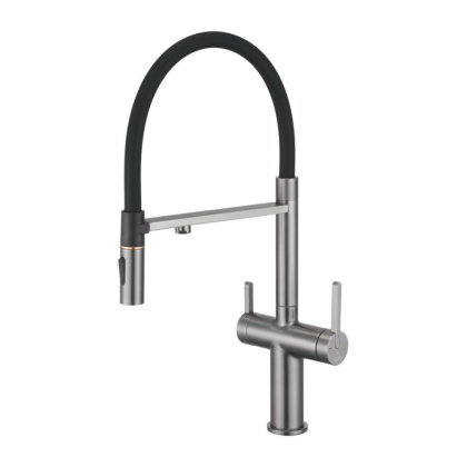 Смеситель для кухни с гибким изливом ROSE R458 R458T