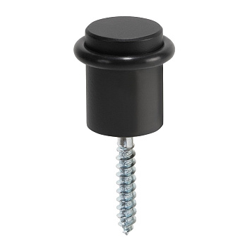 Дверной упор напольный, черный