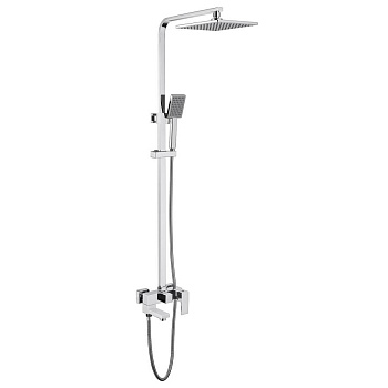 Душевая стойка ABBER Daheim AF8216 с изливом, хром Душевая стойка ABBER Daheim AF8216 с изливом, хром