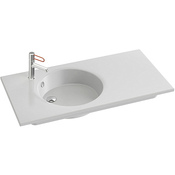 Раковина Jacob Delafon Odeon Rive Gauche EXAU112-Z-00, 100 см, шт