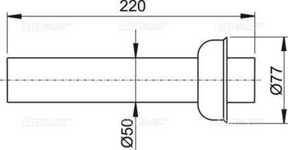 Tруба с обрамлением DN50