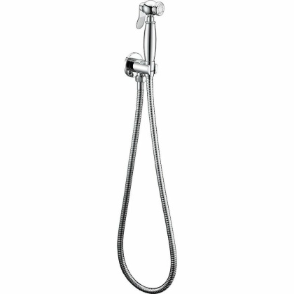 CZR-U-IFSC1-01 Гигиенический душ со шлангом 120см и штуцером с держателем, хром CZR-U-IFSC1-01 Гигиенический душ со шлангом 120см и штуцером с держателем, хром