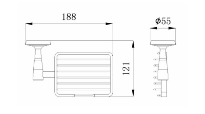 Мыльница решетка RUSH Balearic (BA39410)
