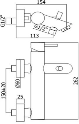 Смеситель для ванны Paffoni Light LIG022HG медовое золото Смеситель для ванны Paffoni Light LIG022HG медовое золото