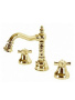 LORD-BLS2-02 Смеситель для раковины на три отверстия с донным клапаном бронза, ручки бронза
