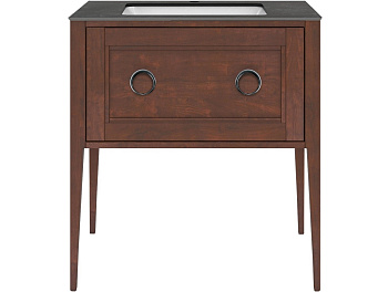 Тумба PLAZA Classic Neo напольная с ящиком 80, орех PL.CN.80.1\NUT.M