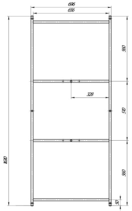 Рама сварная ПУ 170*75 Рама сварная ПУ 170*75