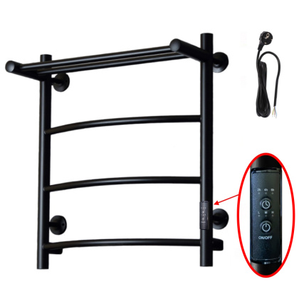 Полотенцесушитель Пэк сп 5 П 60х50 черный ВГП